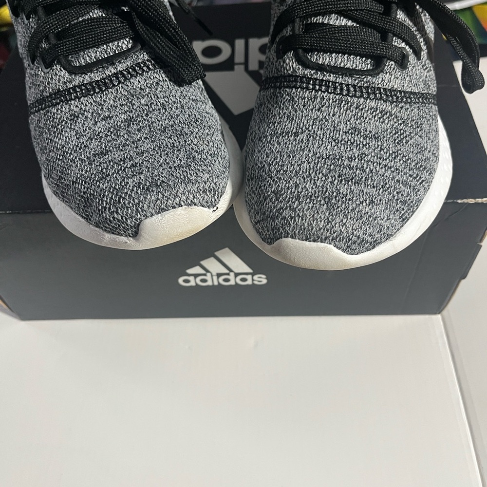 Women’s Adidas Gray/Black PureMotion Running Shoes- Size 7 - Picture 8 of 15